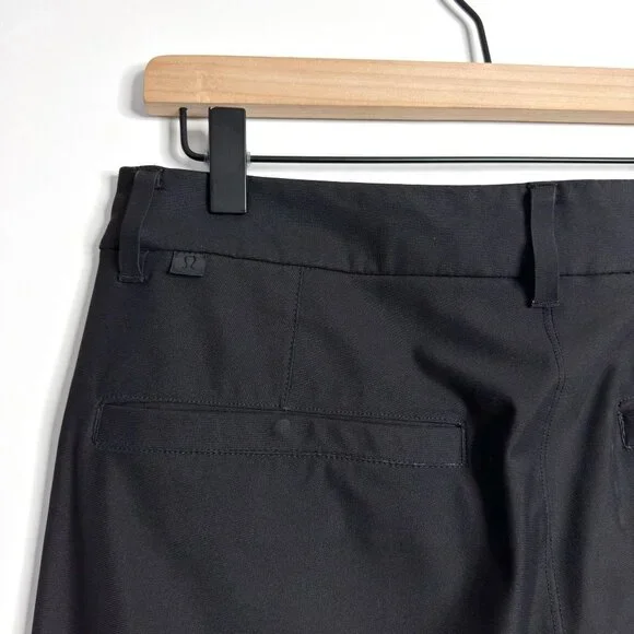 LULULEMON Mens Commission Pants Slim Warpstreme Black